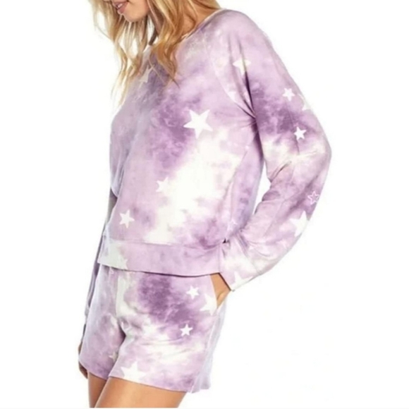 Wildfox 2 peice pajama lounge set | Tie dye design, relaxed fit - Picture 2 of 11